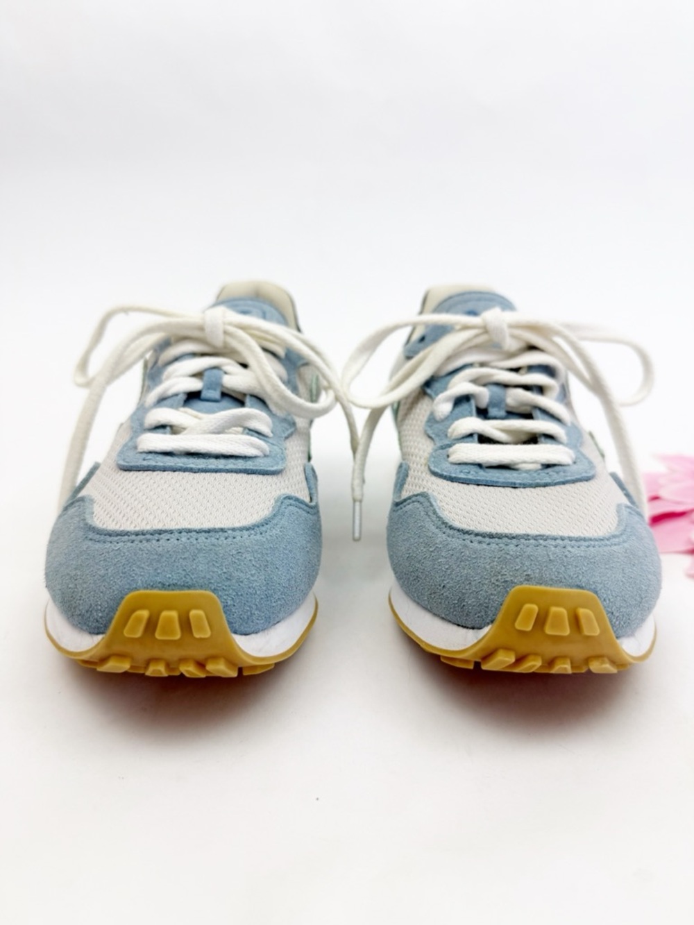 Veja SDU Rec Alveomesh Trainers Sneakers Light Grey/Matcha Green/Steel Blue - Picture 3 of 11